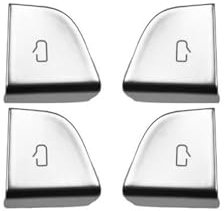 UYCHYTQR For Tesla For Model 3 For Highland 2024 Car Door Open Button Sticker Door Button Decoration Patch Interior Accessories Car Interior Mouldings