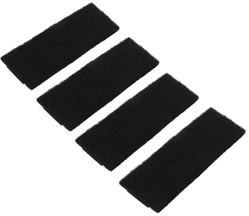 ANDRESLAD Ceiling Fan Filters Activated Carbon Cotton Ceiling Fan Filters 4 Pack Ceiling Fan Purifier Pads Air Purification for Ceiling Fan Fan Accessory