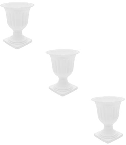ORFOFE 3 Stücke Elegante Römischen Blumentopf Vintage Pflanzer Hochzeit Party Dekoration Blume Arranger Topf