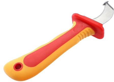 Dismantling Knifes 1000V Insulated Anti Magnetic Cable Sheath Stripping Knifes,Insulation Electrician Knifes Fast Strip Cable Stripper Cutter Wire Stripping for Electrician