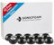 SONICFOAM Lot de 10 embouts de rechange en mousse à mémoire de forme pour Galaxy Buds 3 Pro - Isolation acoustique - Noir