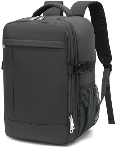 Lossga for Ryanair Cabin Bags 40x20x25 Underseat Carry-ons Travel Backpack with Anti Theft Bag 20L Flight Bag with USB Charging Port