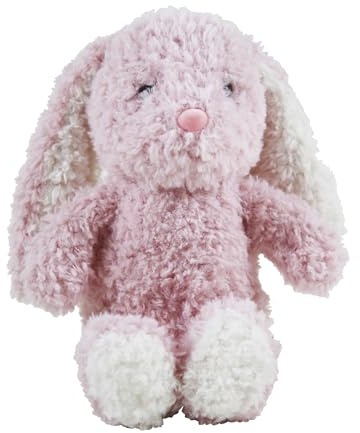 Eurowrap 8 Plush Pink Bunny Rabbit Teddy Bear Toy - Pink - Soft Plush Toy - Perfect for Children, Gifts, Birthdays, Easter, for Kids