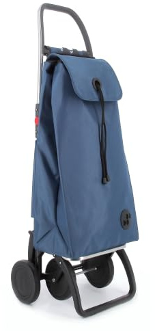 Chariot de Course Rolser I-Max MF 4 Roues Pliante - Denim