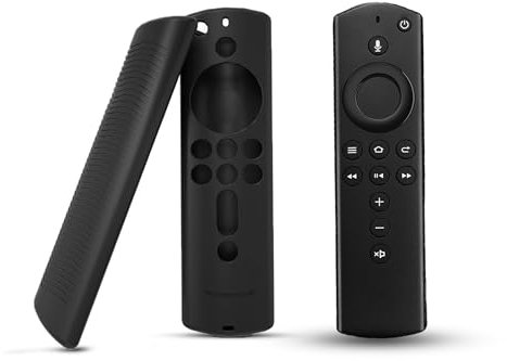 Replacement fire stick Voice Remote (2rd Gen) with Voice Function fit for AMZ Smart TVs 4K/Lite/Cube/4K Max Stick,and fit for Smart TVs Cube (1st Gen and Later) Remote Cover Included