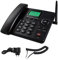 Wireless GSM Desk Phone with SIM Card Slot, Supports Multiple Languages, Hands-free, SMS, and Radio Functions for Home and Office Use