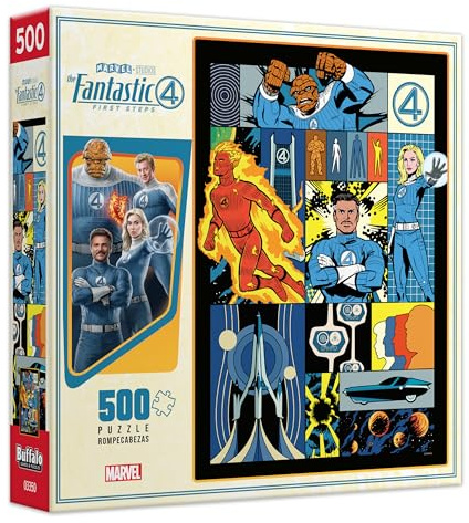 Ceaco - Marvel - Fantastic Four - 500 Teile Puzzle - Herausforderndes Puzzle perfekt für Spieleabende - Fertige Größe ist 21,25 x 15