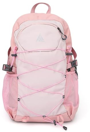 AUXDIQ 35L Wanderrucksack Herren Damen Sportrucksack Wasserdichter Trinkrucksack Rucksäcke (Rosa)