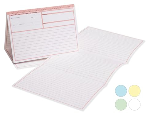 Meyer-Wagenfeld | Karteitaschen für Arzt, Praxis, Krankenhaus | 500 Stück | DIN A5 | Farbe: Rosa | 190g/m² Karton