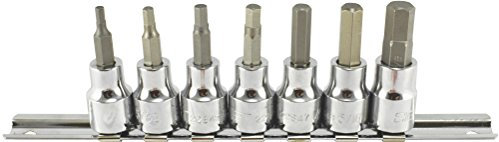 Imperial Hex Key Socket Set 3/8 Drive 1/8-3/8 50mm Long Signet S22720