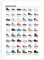 Art-Poster 50 x 70 cm - Legendary Sneakers - Olivier Bourdereau