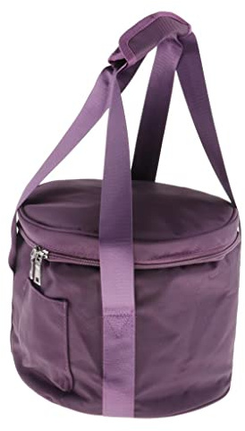 Shiwaki 8/10/12inch Crystal Singing Bowl Carry Case Travelling Thicken Bag Purple - Purple, 10inch