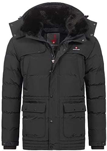 Höhenhorn 21D13 Achalm Herren Winter Jacke Schwarz Gr. L