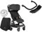 Mountain Buggy Nano V3 (2020+) Kinderwagen in der Farbe black inkl. Reisetasche + Bügel + Tablett