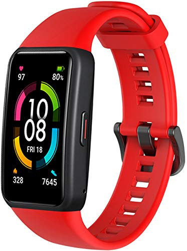 Shieranlee Cinturino di ricambio compatibile con Huawei honor 6 Cinturino,in morbido silicone, per Huawei honor 6 Smartwatch