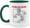 Tassen 325ml - Statement - Tasse Problemlösung I Bürotassen I Tasse mit Spruch Lustig Arbeit Sprüche I Witzig Tasse Arbeitskollege I Job I Büro - 325 ml - Dunkelgrün - ingenieur cup