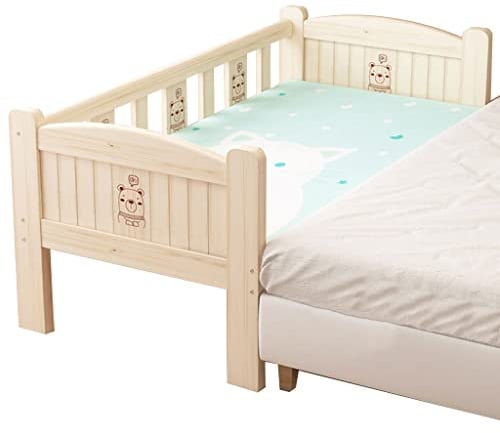 Holzplattform Bettrahmen, Massivholzfundament, Holzlattenstütze, Einfache Montage Kinderbett mit Geländer, für Erwachsene, Kinder, Jugendliche (Color : Style 2, Size : 160x80x40cm)