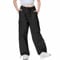 Rolanko Baggy Cargo Fallschirmhose für Mädchen, Y2K Vintage Jogger mit Verstellbarer Elastischer Taille für Kinder Fit, Schwarz, Größe: 170