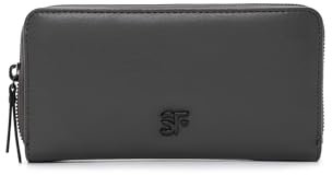 SURI FREY Baggy Zip Around Wallet Darkgrey
