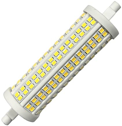 1 Pezzo Lampada Led R7S 118mm Dimmerabile, 20W=250W 2500lm, Diametro 30mm, Angolo Luce 360°, Bianco Neutro 4000K