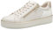 MARCO TOZZI Damen Sneaker flach Vegan Freizeit, Beige (Cream Comb), 40 EU