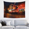 VACSAX Moulin Rouge Wandteppich, Wandteppich, Dekoration für Schlafzimmer, Wohnzimmer