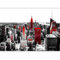 murando - Papier peint panoramique moderne 450x315 cm - Revêtement mural décoration chambre salon - Design moderne - Gris beige noir - Ville l'architecture urbain new york gratte-ciel 10110904-61