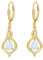 VONALA Opal-Ohrringe für Damen Sterlingsilber Opal-Tropfen-Ohrhänger Opal-Schmuck Geschenk für Frauen Teenager Mädchen