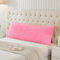 ZTYROLJ Seitenschläferkissen Bezug 40 x 145 Plüsch-Kissenbezug mit Reißverschluss,Weiche Qualität, Bügelfrei Kissenbezug Deko für Kissen Bett/Sofa Stoff-Rosa