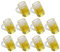 KOMBIUDA 10st Bierkrug-Modell Mini-bierschnapsgläser Getränkekühlschränke Mini Kühlschrank Minikühlschrank Mini-bierkrüge Realistisches Bierglas Puppenhauszubehör Modellieren Ornamente Harz