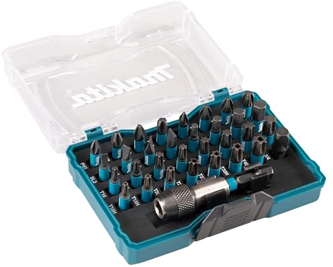Makita E-22919 32-teiliges Schlagschrauben-Bit-Set, Schwarz