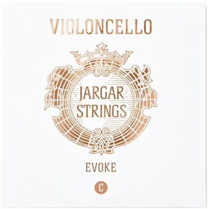 JARGAR Cello-Saiten Evoke C 4/4 medium, Spiralkern, Wolfram/Nickel umsponnen