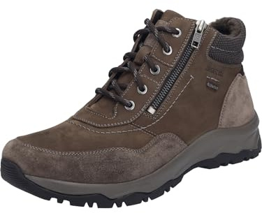Josef Seibel Herren Schnürstiefeletten Leroy 57,Weite H (Weit),Wechselfußbett,wasserdicht,uebergangsstiefel,schnürboots,braun,50 EU