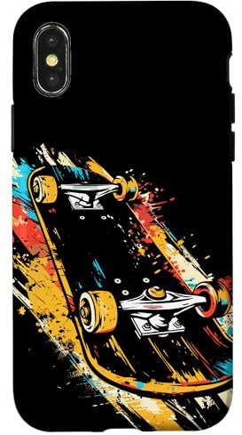 Skateboard Graffiti Hülle für iPhone X/XS