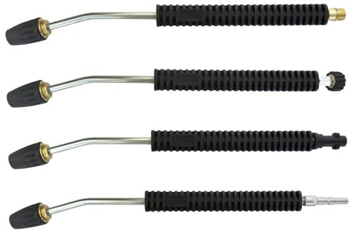 Rotordüse Dreckfräse Schmutzkiller +isolierte Lanze für Kärcher Kränzle Alto Wap (M18 Innengewinde)