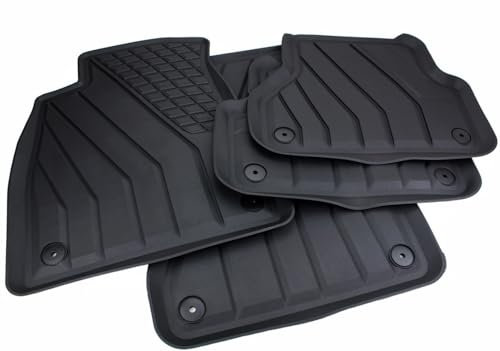 kfz-premiumteile24 Fußmatten kompatibel mit A4 (8W B9) A5 Sportback (F5) A4 Allroad Gummimatten Allwetter Premium Qualität Allwetter Schalenmatten geruchsneutral 4-teilig
