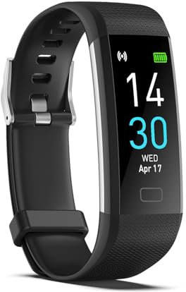 Podometre Non Connectée Simple Femme Homme Enfant Personne Agée Montre Podometre Marche Etanche IP68 Compteur de Calories Compteur de Pas Distance Suivi Sommeil, Chargeur USB en Ligne (Noir)