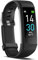 Podometre Non Connectée Simple Femme Homme Enfant Personne Agée Montre Podometre Marche Etanche IP68 Compteur de Calories Compteur de Pas Distance Suivi Sommeil, Chargeur USB en Ligne (Noir)