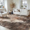 BEIMO Waschbarer Teppich Wohnzimmer, Abstrakt Design Teppich Schlafzimmer Kurzflor, Groß Teppiche rutschfest Weiche für Badezimmer Esszimmer Flur