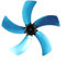 18 Inch 5-Blade Electric Fan Replacement with Nut Cover Base for Household Stand or Table Fans