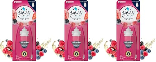 Glade (Brise) Sense & Spray Nachfüller (für Glade Lufterfrischer Gerät), Bubbly Berry Splash 18 ml (Packung mit 3)