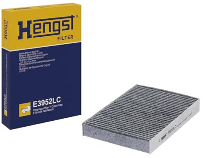 HENGST - Innenraumfilter E3952LC - Luftfilter für den Innenraum mit Aktivkohle - Filtert Staub, Pollen & Gerüche für Allergiker - Für saubere Frischluft im KFZ - Automotive Zubehör