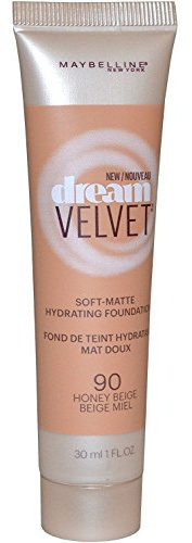 3 x Maybelline New York Dream Velvet Soft Matte Foundation 30ml - 90 Honey Beige