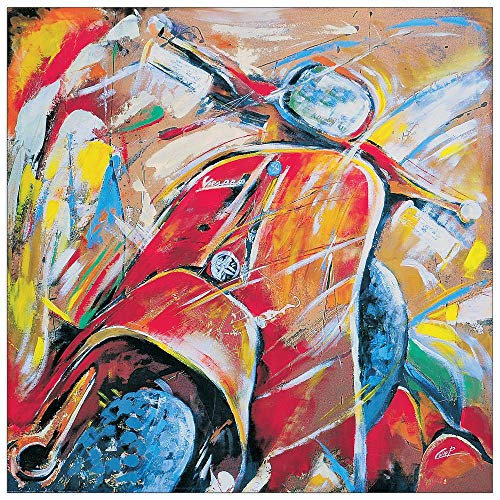 Artopweb TW22244 Colle - Vespa II Dekorative Paneele, Multifarbiert,100x100 Cm
