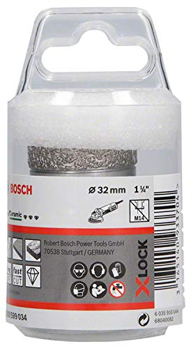 Bosch Professional Best - Broca de diamante en seco (para cerámica, X-LOCK, Dry Speed, Ø 32 mm, longitud de trabajo de 35 mm)