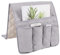 Sofa Armrest Caddy Organiser Water Resistant Remote Control Holder Non-Slip Couch Chair Table Cabinet Storage Space Saver Bags Fits for Phone Book Magazines