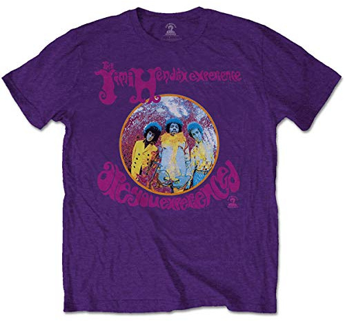 Jimi Hendrix JHXTS19MP03 T-Shirt, Purple, Large