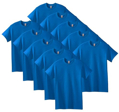 GILDAN Men's, Heavy Cotton T-shirt, Style G5000, Royal, M