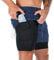 Superora Herren Sport Shorts 2 in 1 Laufshorts Workout Taschen,Marineblau,L