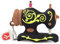 LEIZHAN Clé USB 16Go Machine à Coudre Noire,Flash Drive USB Pendrive en Silicone (16Go,Machine à Coudre Noire)